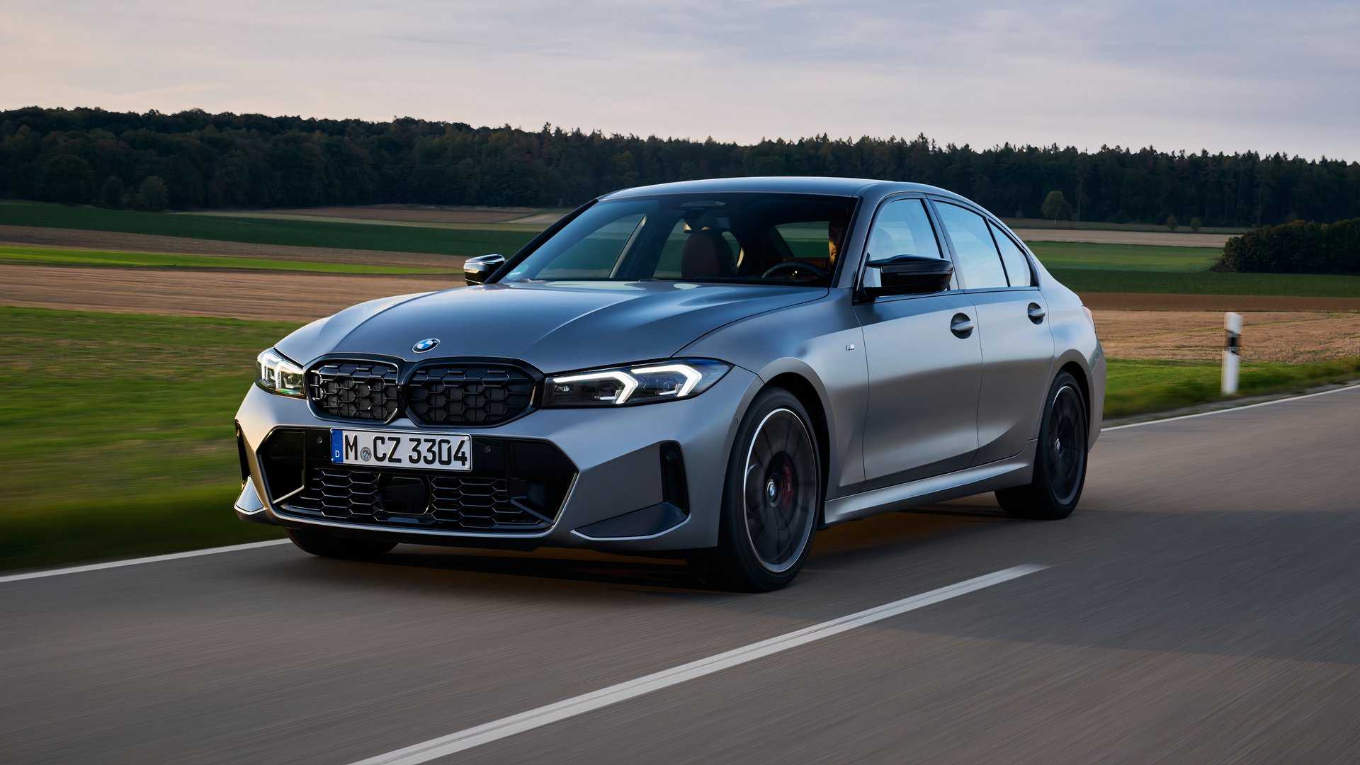 2024 BMW M340i-1 driving on road