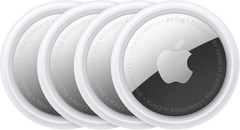 Designed by Apple in California(大) The Apple AirTag 4-pack bundle