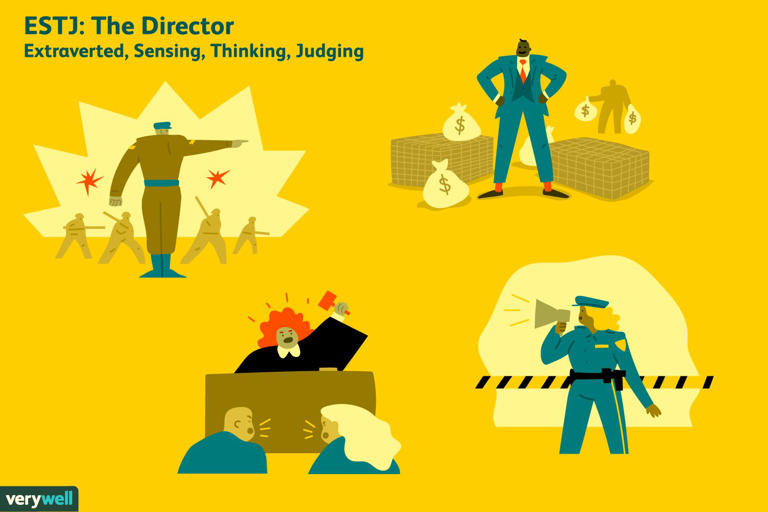 ESTJ personality type (extraverted, sensing, thinking, judging)