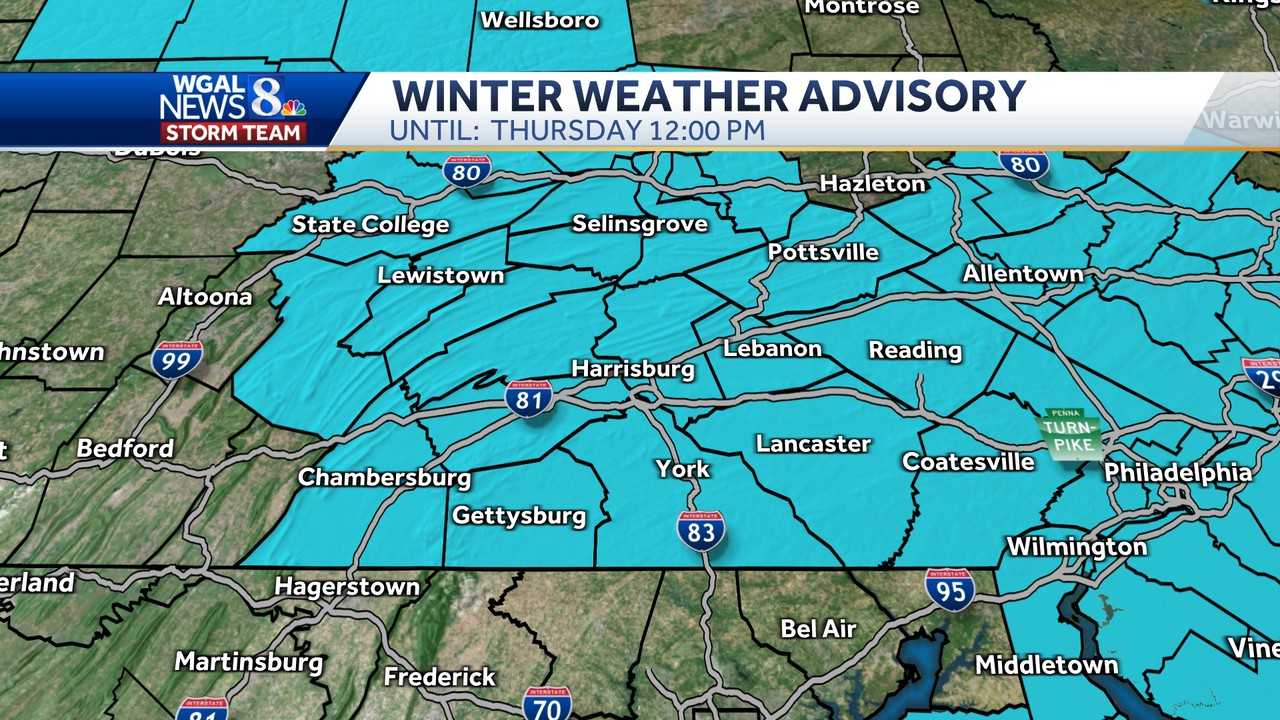 Winter Weather Advisory issued for Susquehanna Valley