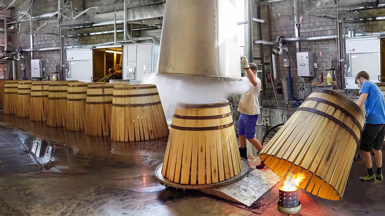 The art of crafting wooden barrels at scale