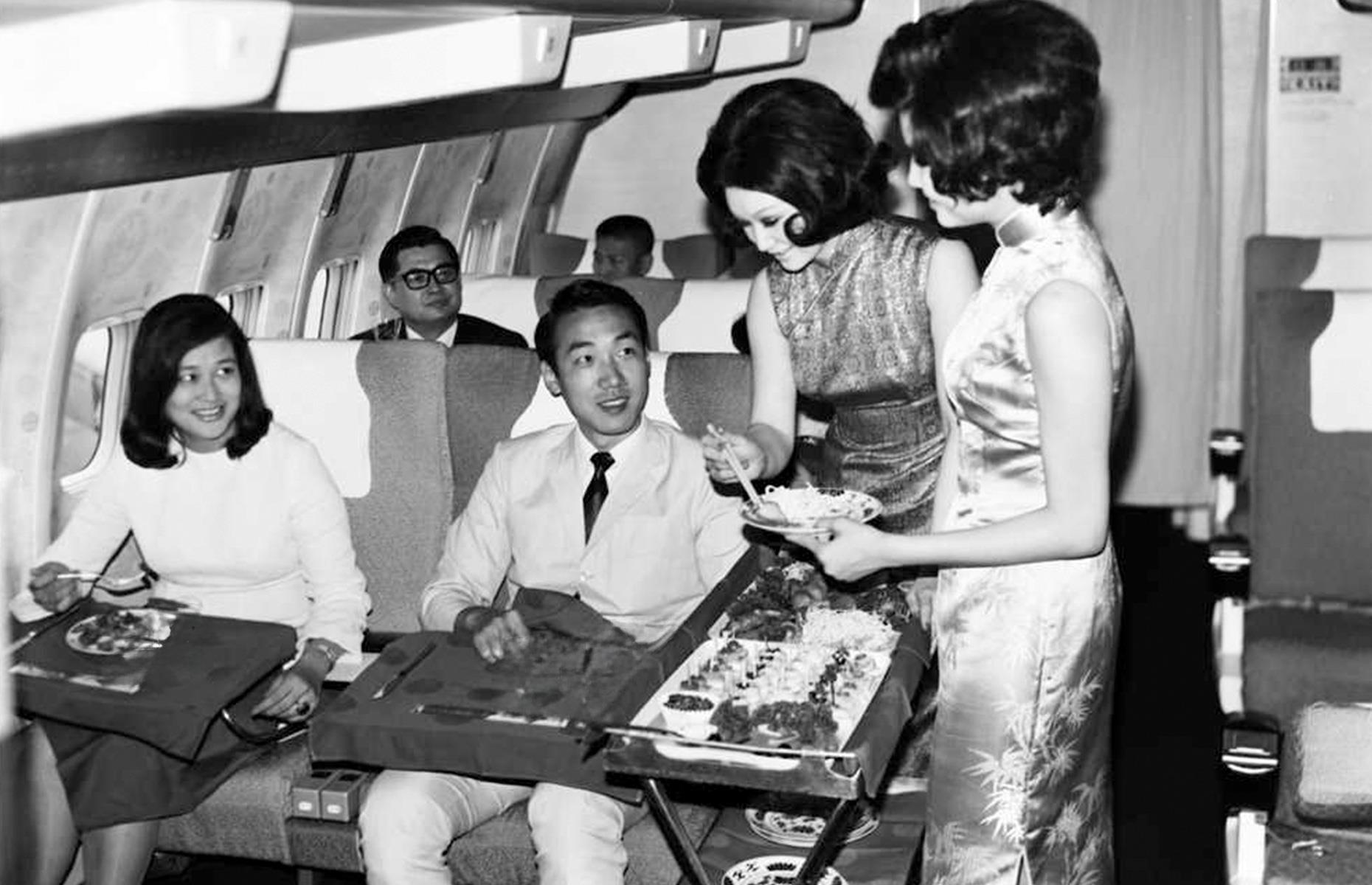 You won’t believe how fancy airline food used to be
