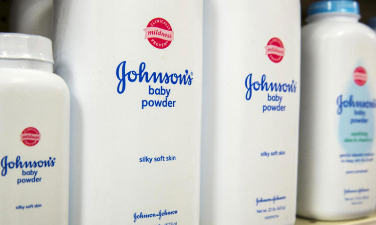 Johnson & Johnson has said it stands behind the safety of its talc-based baby powder. Photograph: Lucas Jackson/Reuters