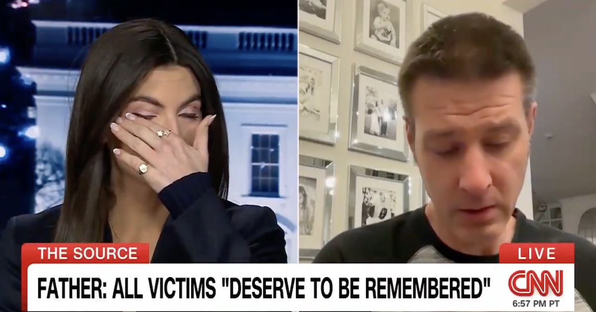 Kaitlan Collins Battles Tears Interviewing Man Who Lost Wife and