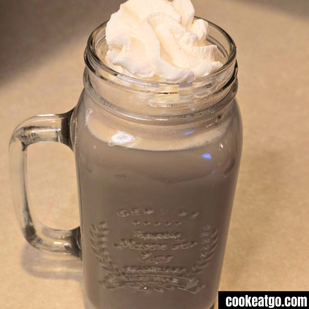 Blueberry muffin protein latte recipe!