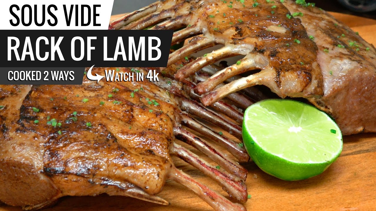 Best Way to Cook RACK OF LAMB Sous Vide with Joule Chef