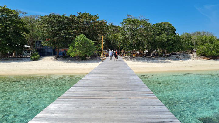 Pulau Lihaga di Likupang, Sulawesi Utara. Foto: Andari Novianti/kumparan