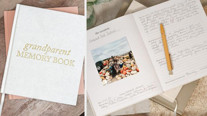12 grandparent memory books and journals to chronicle family histories
