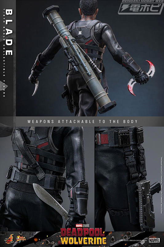 映画「ブレイド」: ウェズリー・スナイプス　胸像フィギュア　【限定品】 ウェズリー・スナイプ版ブレイドが立体化、『デッドプール