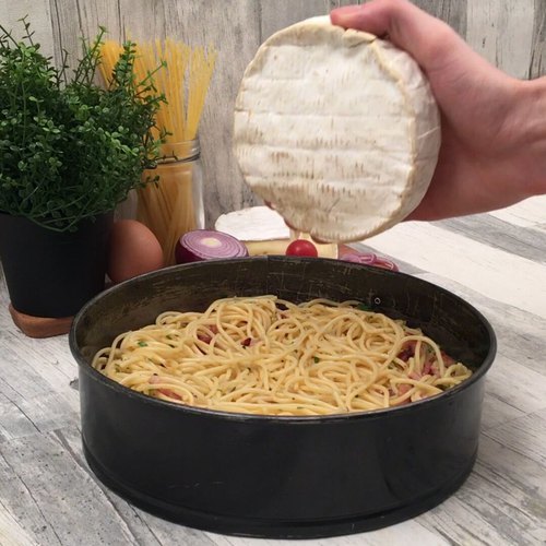 Spaghetti-Käsekuchen