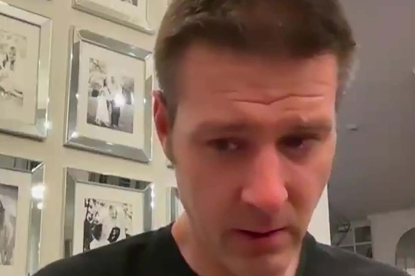 TV anchor in tears talking with man who lost wife and daughter in