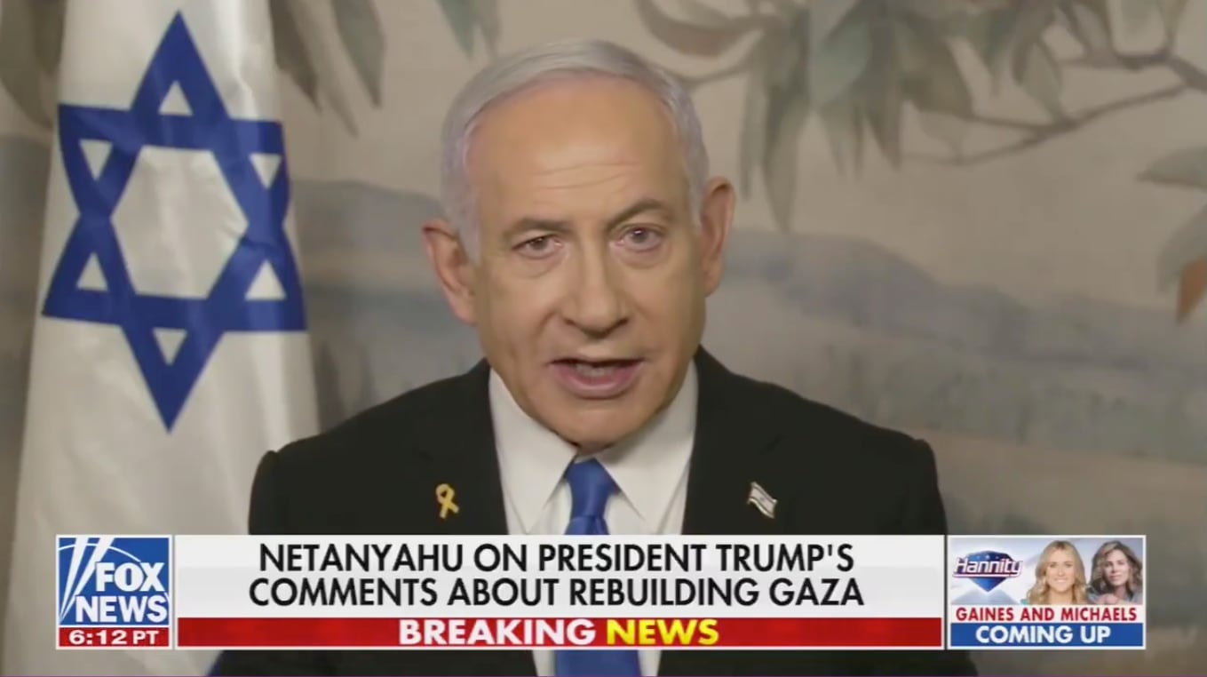 Netanyahu Bows Down to Trump’s ‘Remarkable’ Plan for U.S. Occupation of