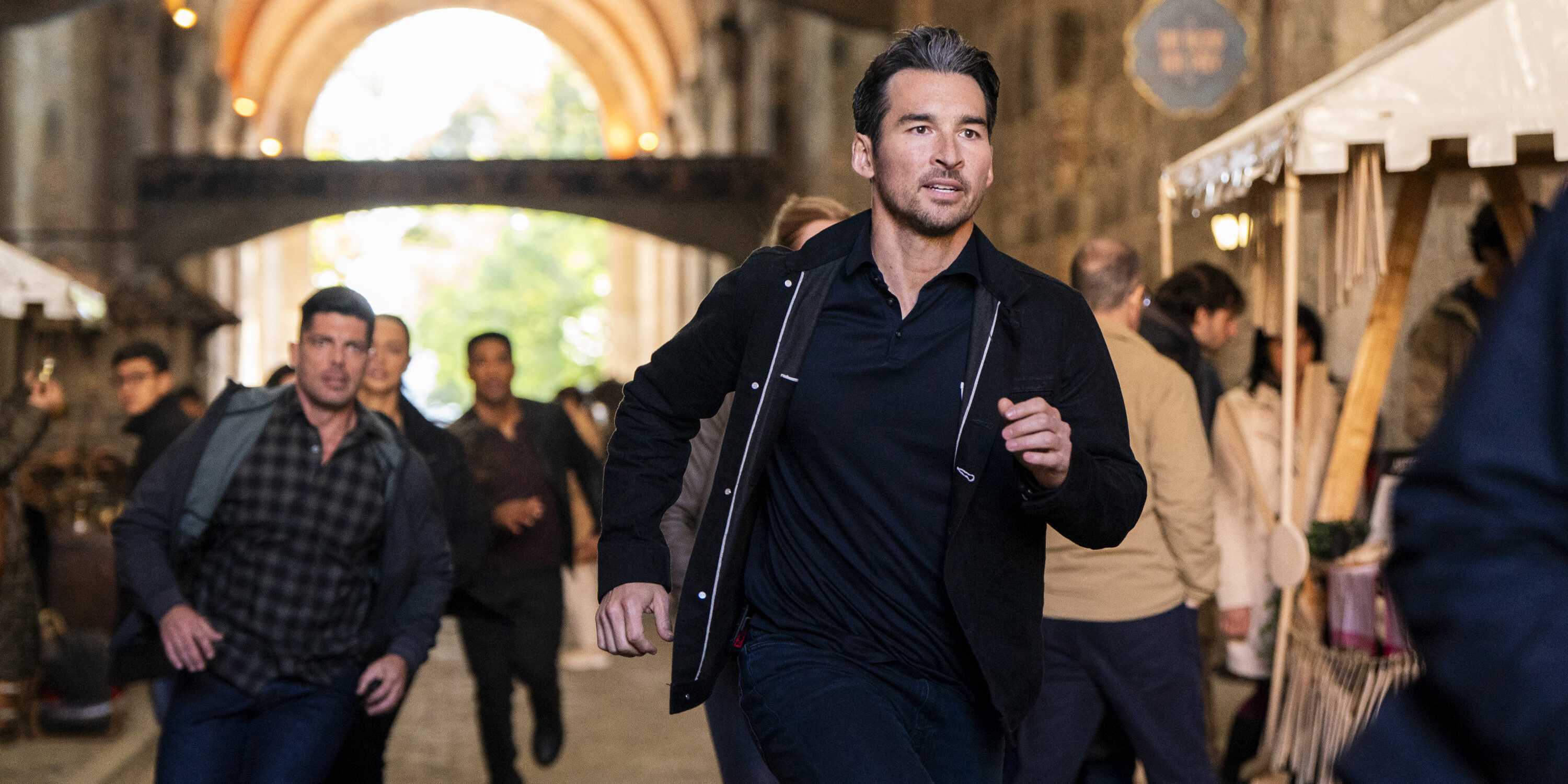 Booth running in FBI: International season 4, episode 7