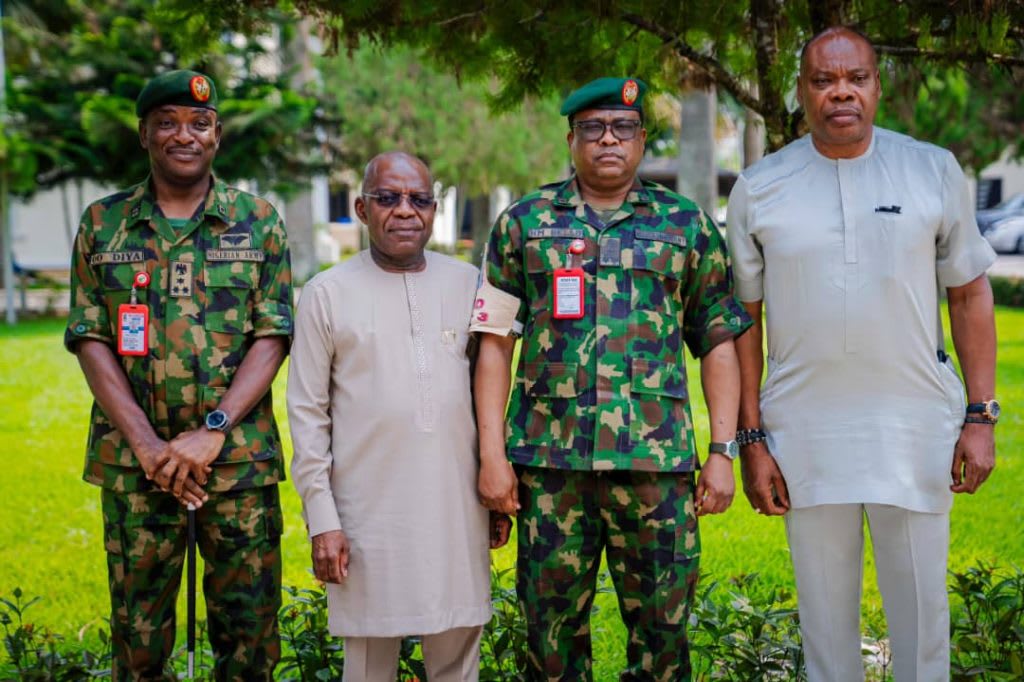 Otti praises Nigerian Army on Abia’s security record