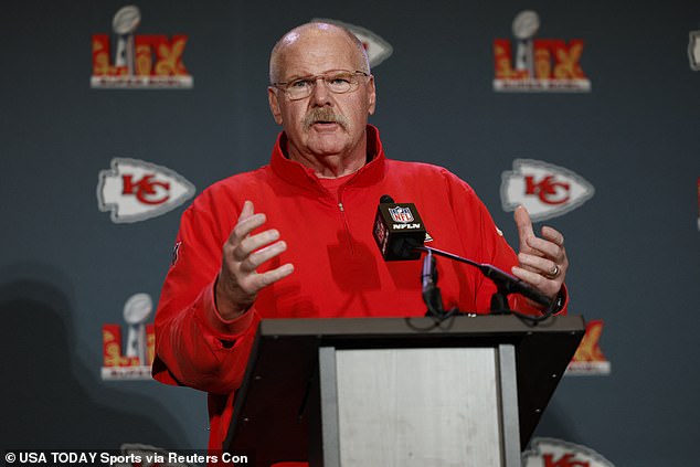 Andy Reid has blasted the idea that his team receives special treatment from NFL officials