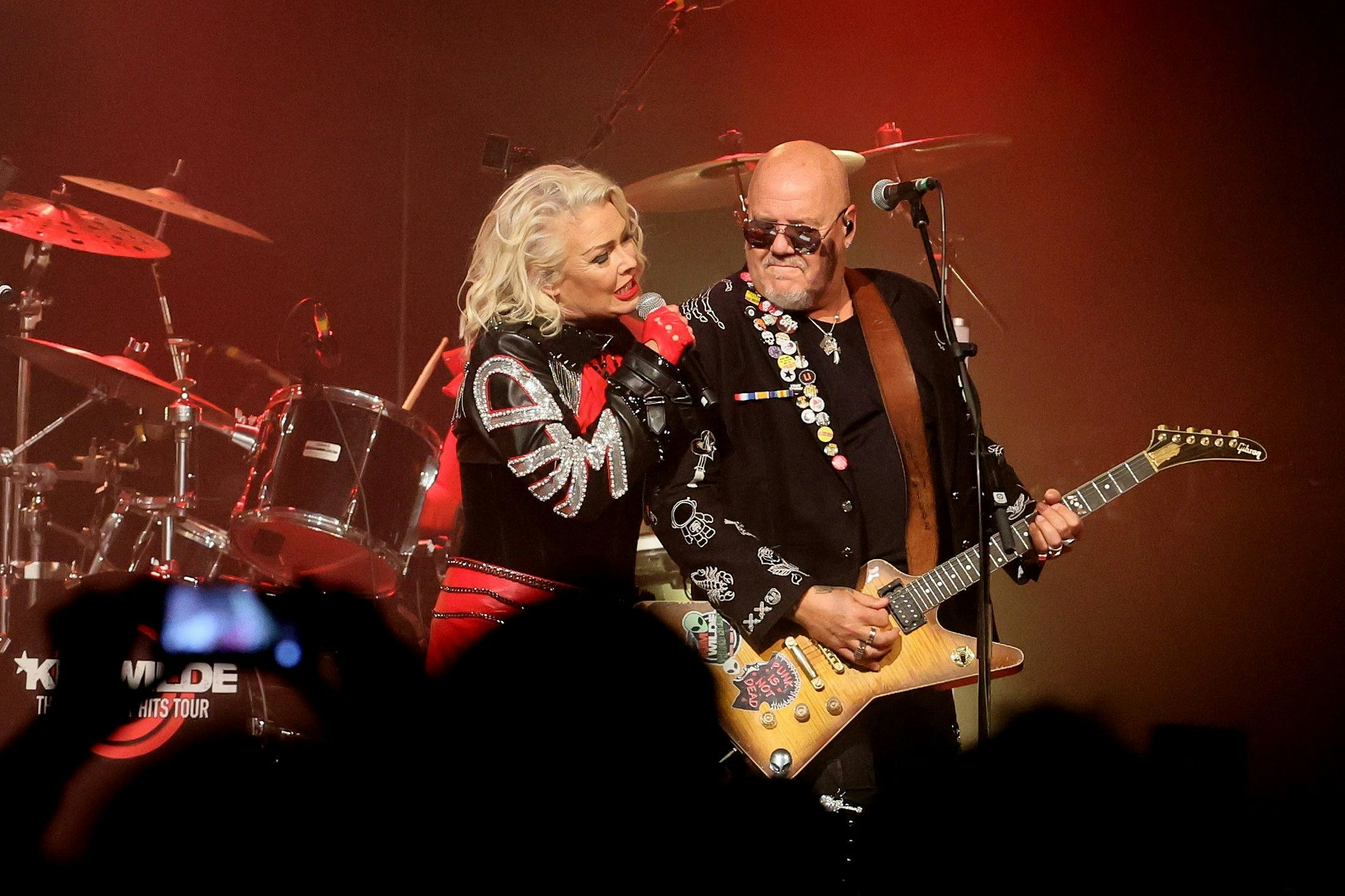 Kim Wilde auf der Bühne.