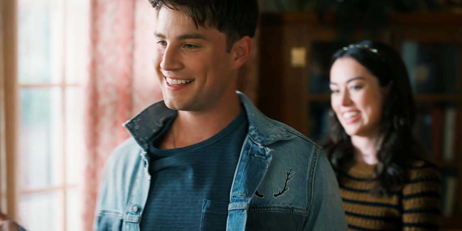 Carson Rowland as Ty and Anneliese Judge as Annie in Sweet Magnolias season 4 episode 5