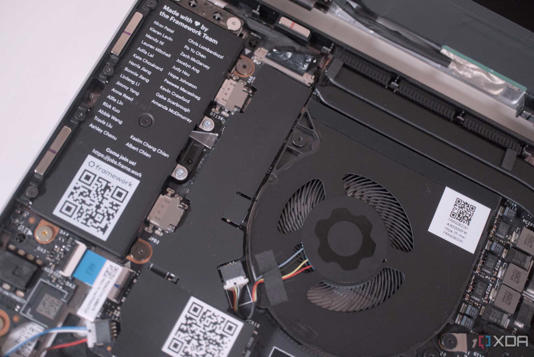 Framework Laptop 13 AMD cooling