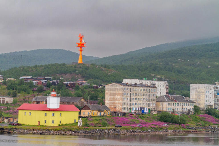 The industrial and militarized Russian seaport city of Murmansk. Michael S. Nolan/Getty Images/Collection Mix: Subjects RF