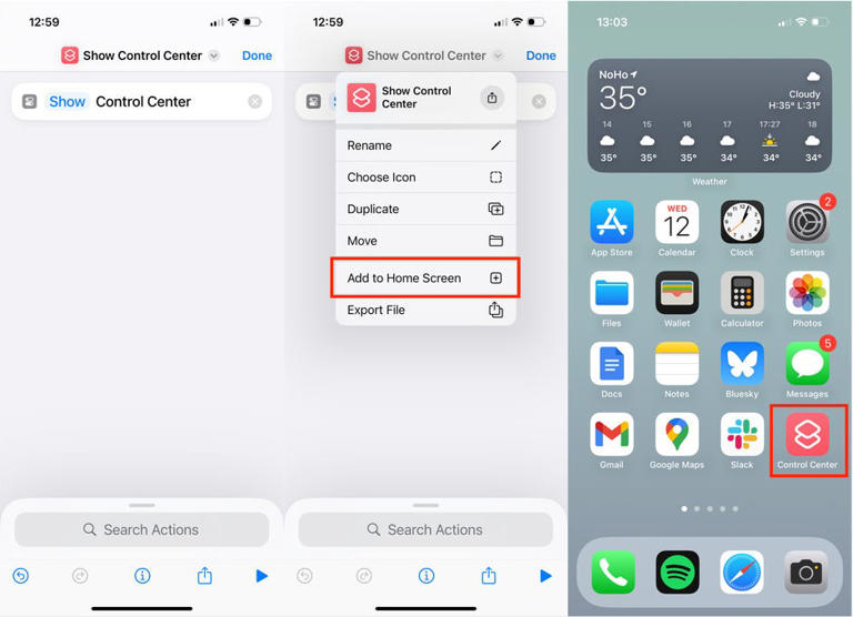 You can move this bookmark around like you would with any app. Screenshots by Jason Chun/CNET