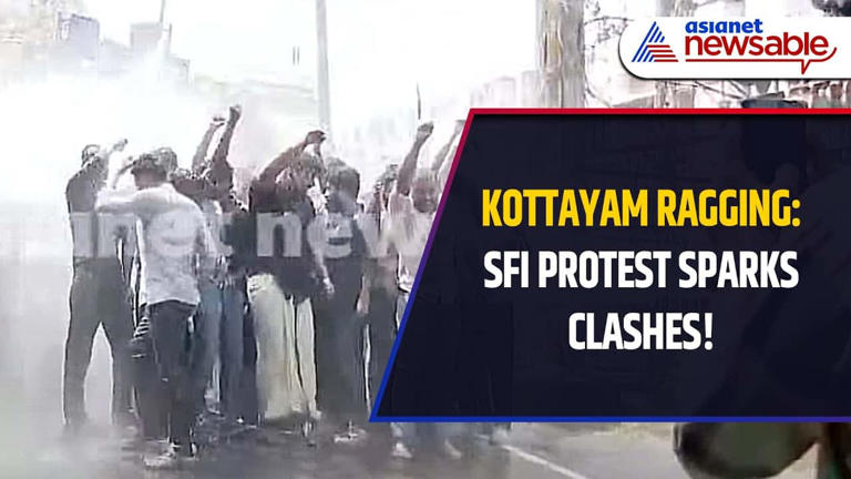 Kottayam Ragging Incident: SFI Protest Leads to Police Action