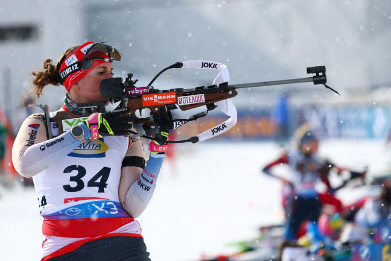 1,4 Sekunden fehlen zur ersten Schweizer WM-Medaille im Biathlon: Lena ...