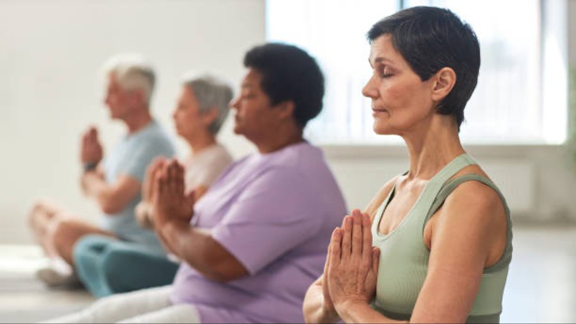 Illustration of Small Space Wellness Activities For Stress Relief