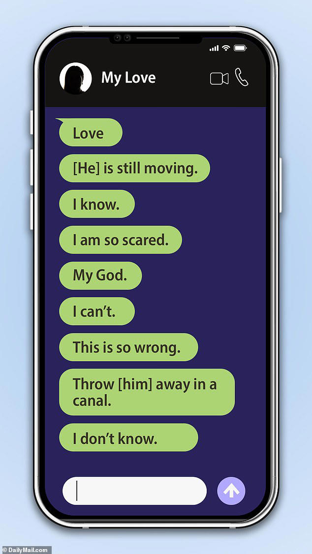 Disturbing texts reveal couple's 'evil plan to abandon newborn baby'