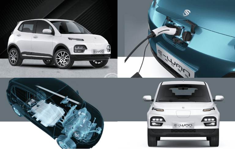 ¿Más barato que el Olinia? Auto eléctrico chino-mexicano le hace competencia al de Sheinbaum. Foto: Especial