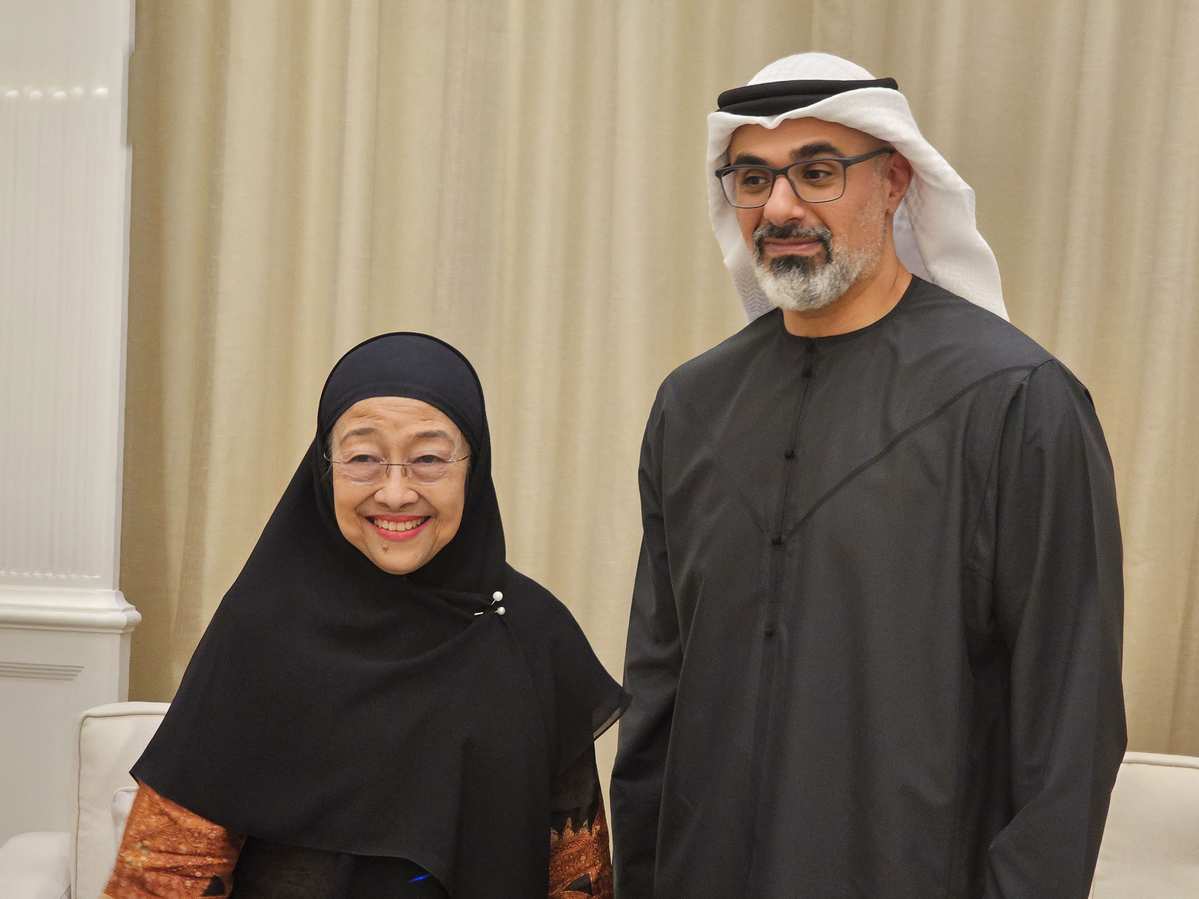 Bertemu Putra Mahkota Abu Dhabi, Megawati Bicara BRIN dan Kemerdekaan Palestina