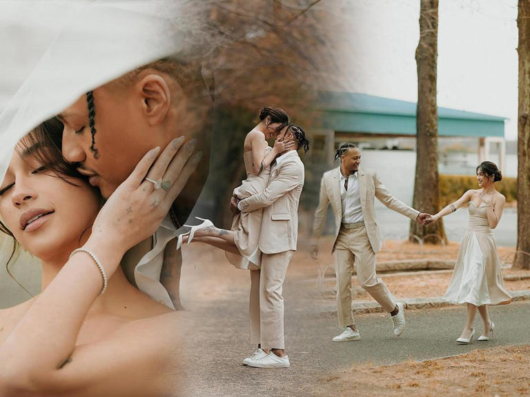 Zeinab Harake and Bobby Ray Parks Jr.'s pre-wedding photos in Osaka, Japan
