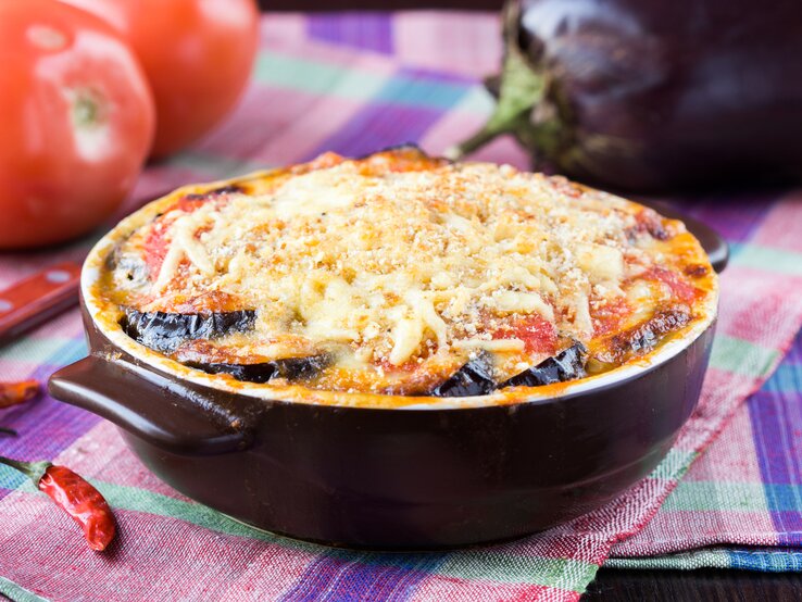 Moussaka: Diät-Rezept griechischer Art mit Hackfleisch