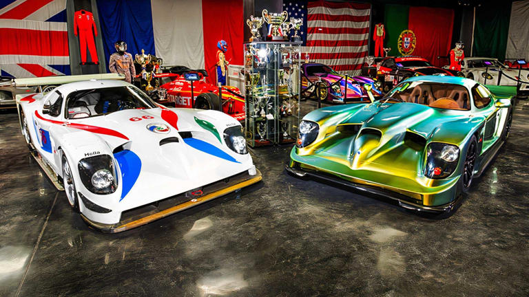 Panoz took on the sports car industry with a quirky 'Batmobile' racecar