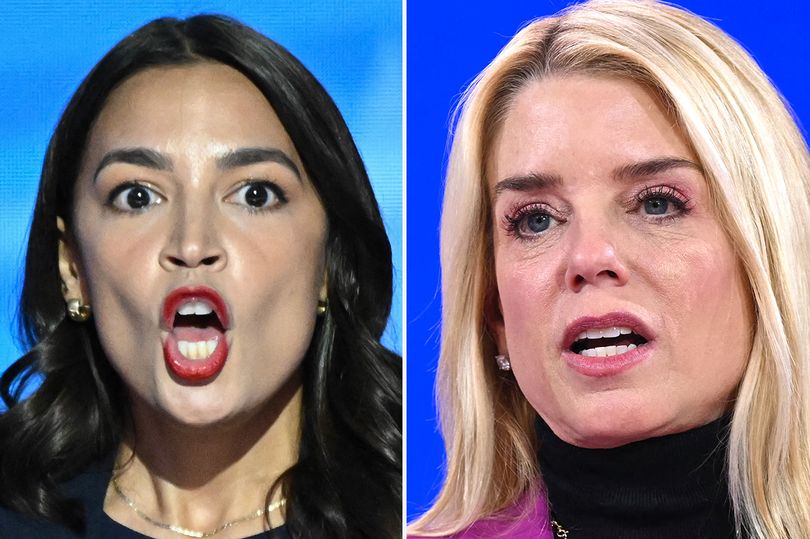 AOC hits out at Pam Bondi as she slams baseless threats and urges followers to call her bluff