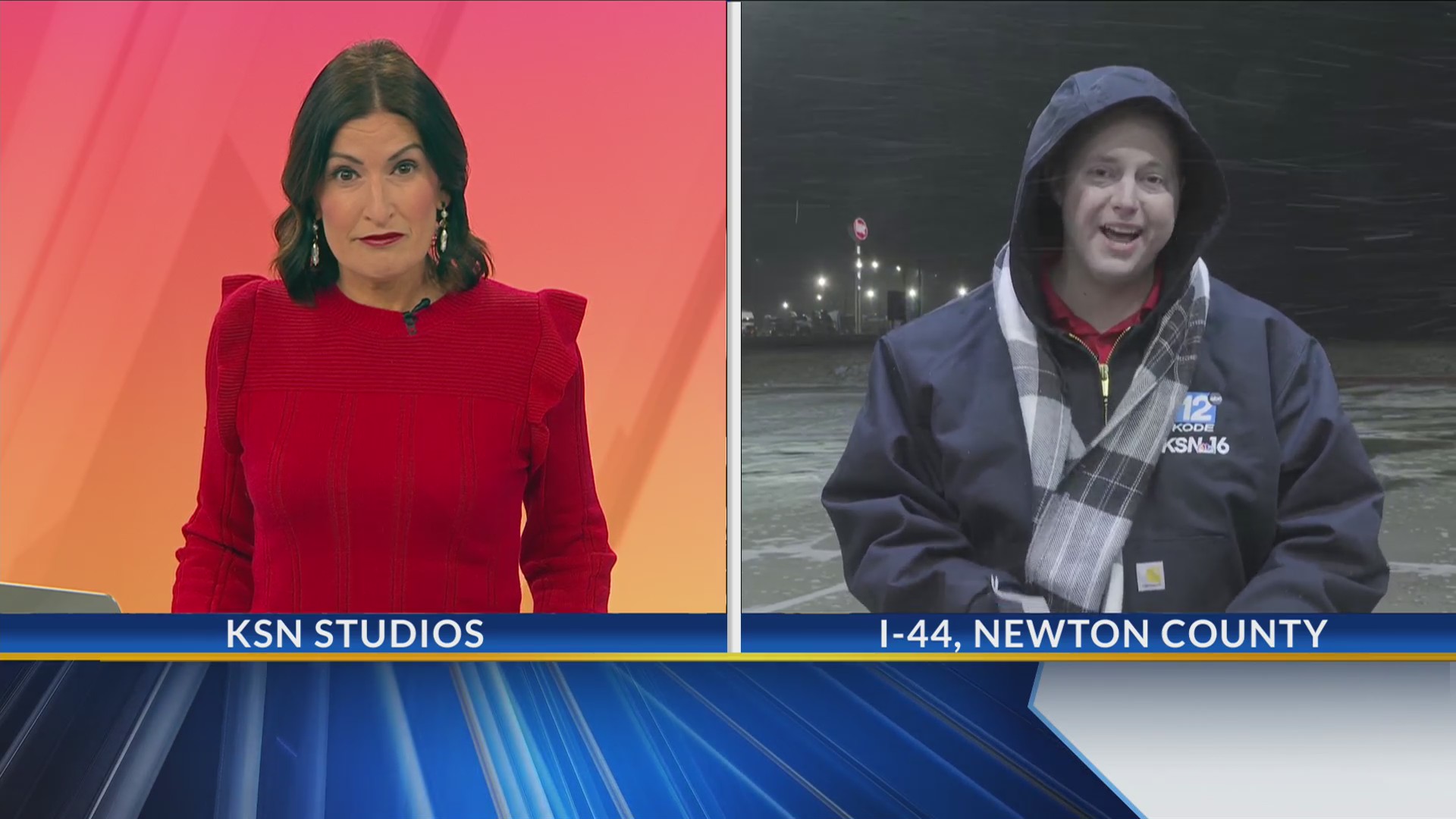 (KSNF-TV - Joplin, MO) Bitterly cold temps and snow cover southwest