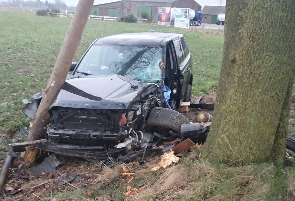 44-Jähriger nach Unfall in Bedburg-Hau schwer verletzt