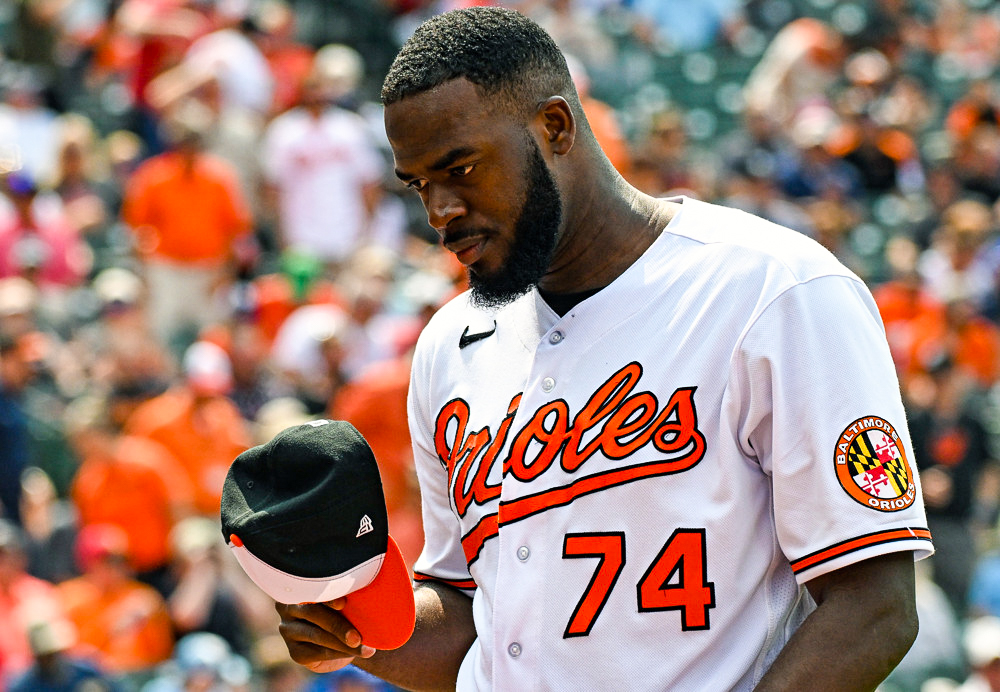 Felix Bautista Throws Live Batting Practice