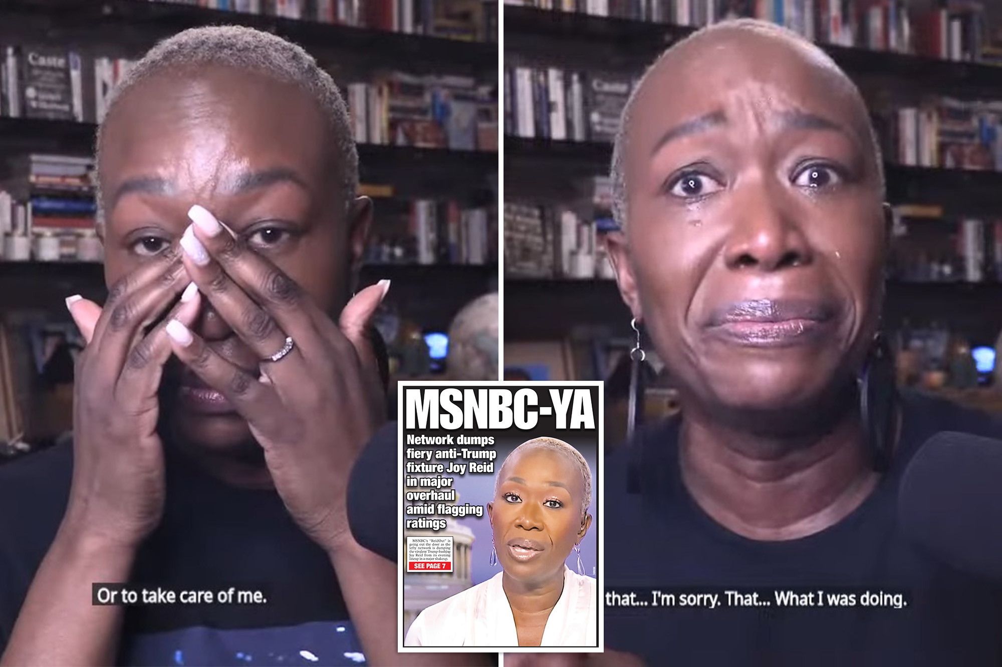 Teary MSNBC anchor Joy Reid remains defiant as she breaks silence after