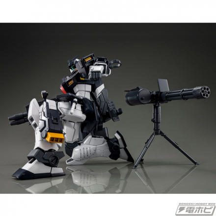ガンダム」機体形状や二連ビームキャノンを新規造形で再現 ガンダム」機体形状や二連ビームキャノンを新規造形で再現