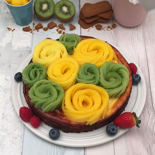 BLUMIGER KÄSEKUCHEN