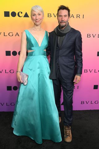 Keanu Reeves and Alexandra Grant Hold Hands as They Dazzle on the Red