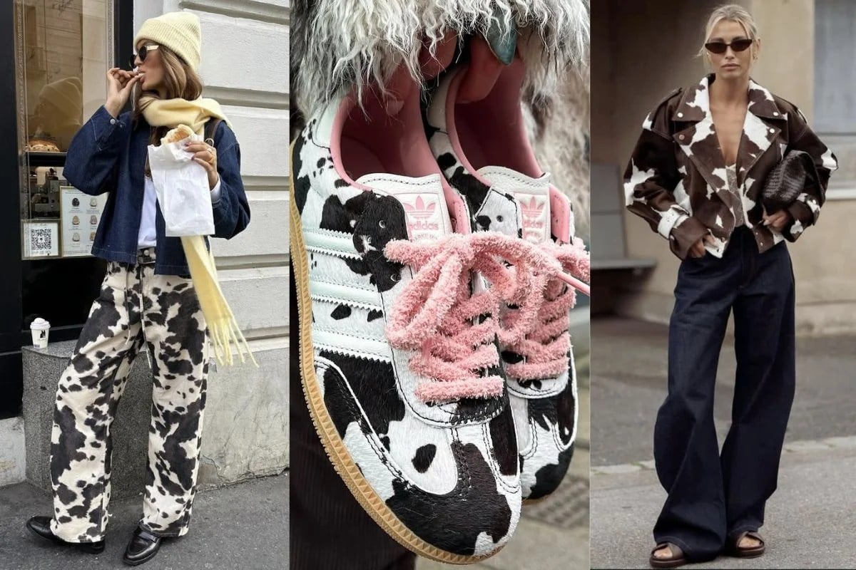 Why everyone's suddenly milking the cow print trend.