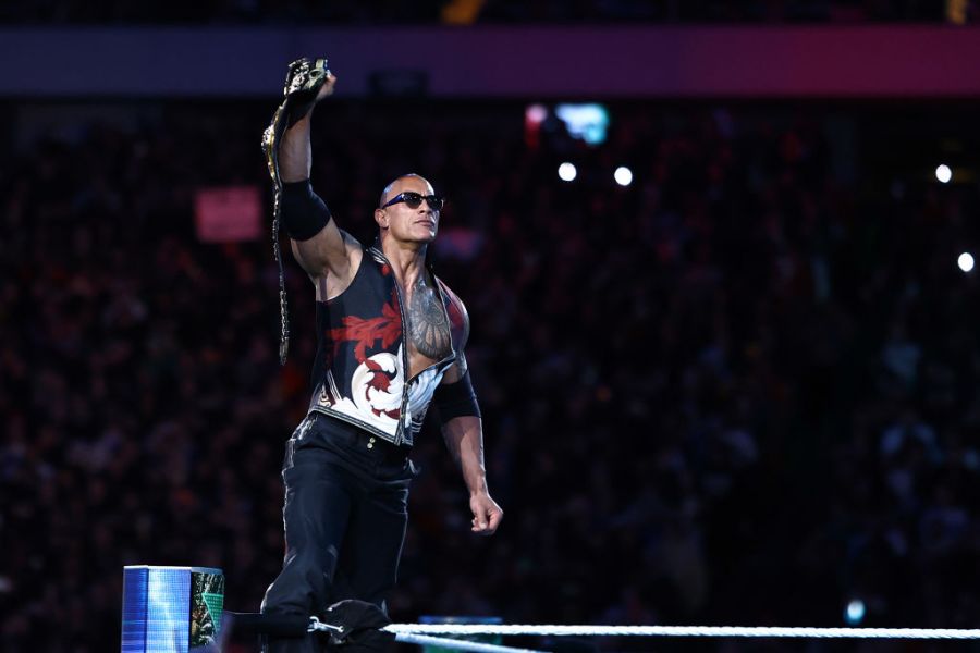 Dwayne Johnson reacts as Taylor Swift beats ‘The Smashing Machine’