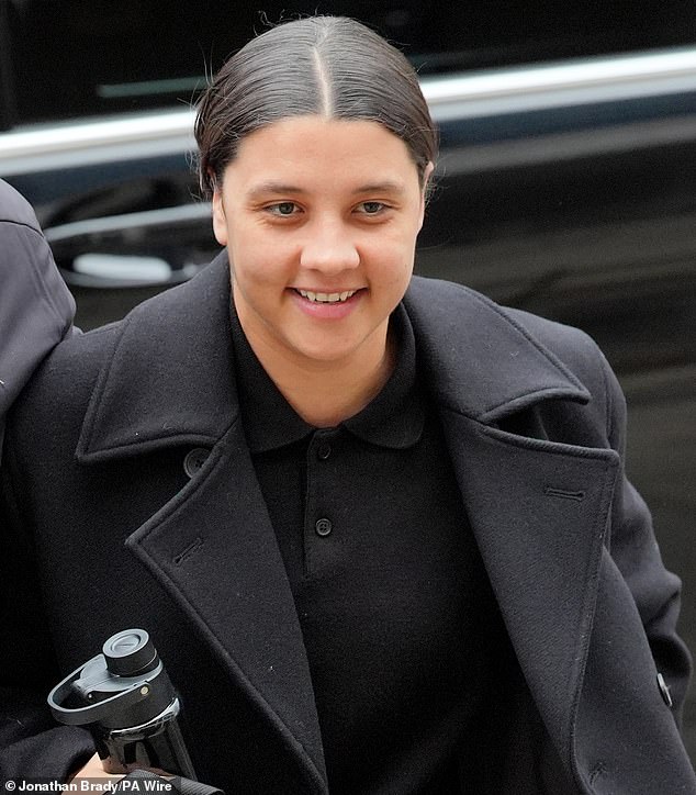 The tell-tale sign that injured striker Sam Kerr is NOT ready to give