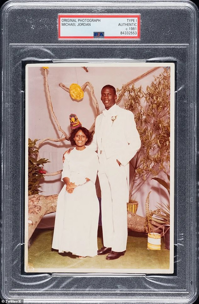 Last year, a prom photo of Michael Jordan and Laquetta Robinson sold at auction for $3,960