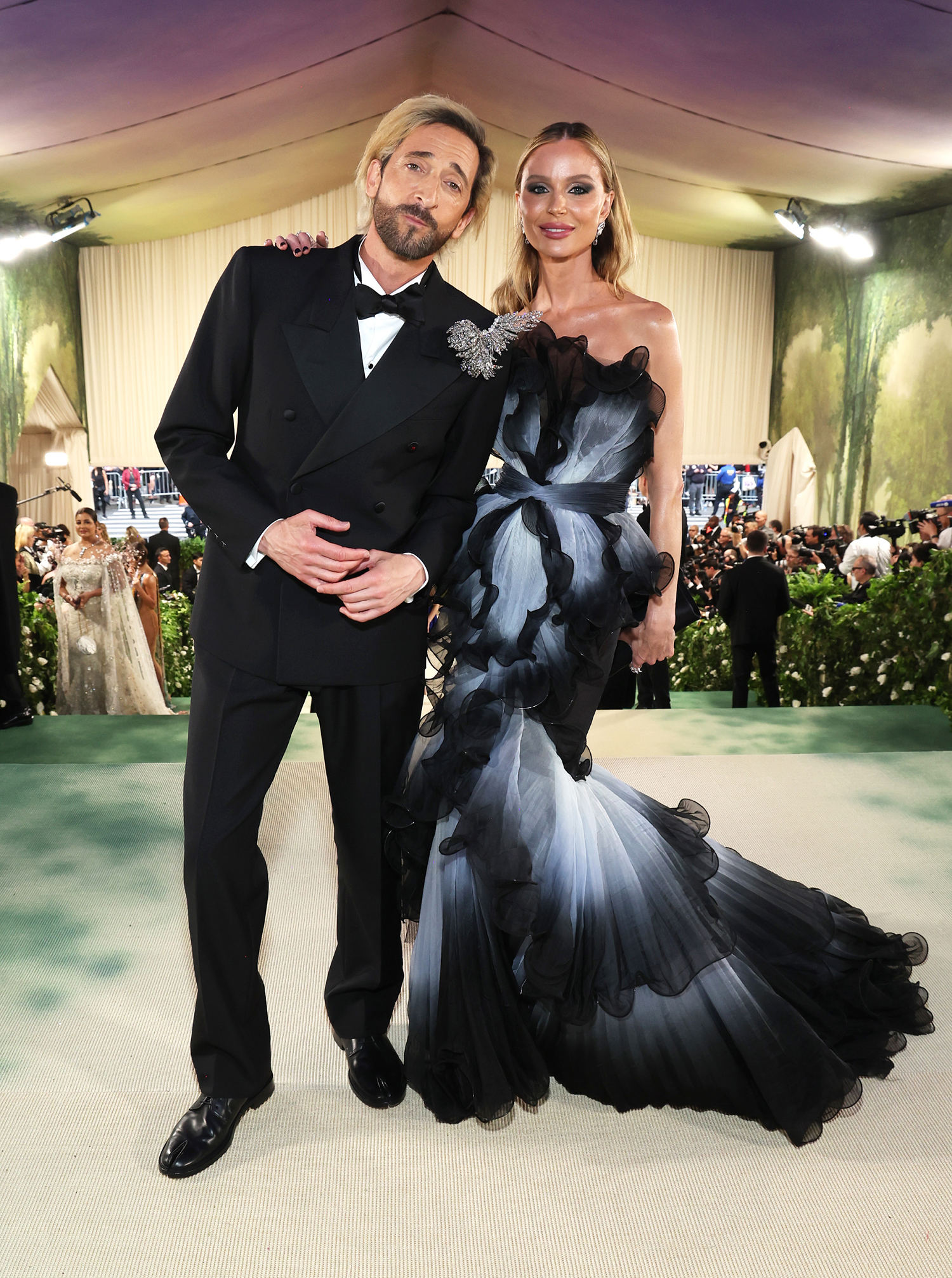 Adrien Brody calls life with Chapman 'blessed.' About their