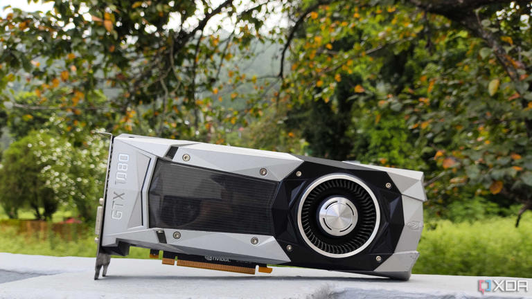 A GTX 1080 Founders Edition GPU