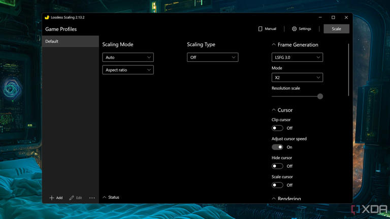 Enabling Frame Generation in Lossless Scaling