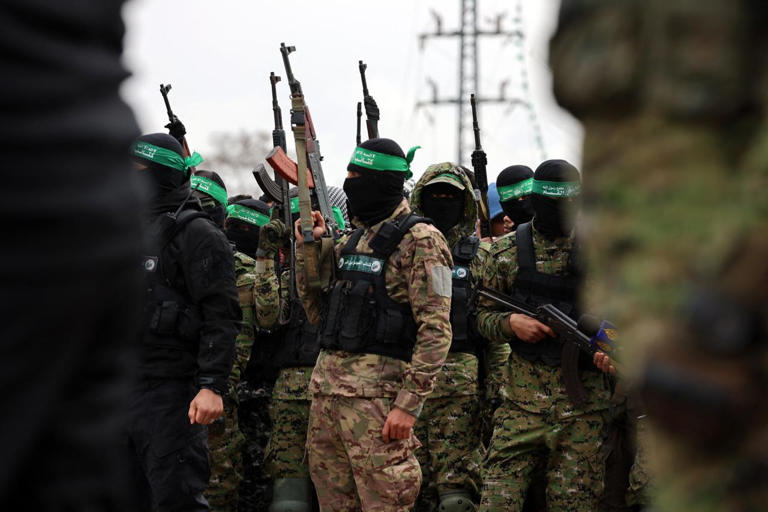 Hamas fighters in Rafah, in the southern Gaza Strip, recently.