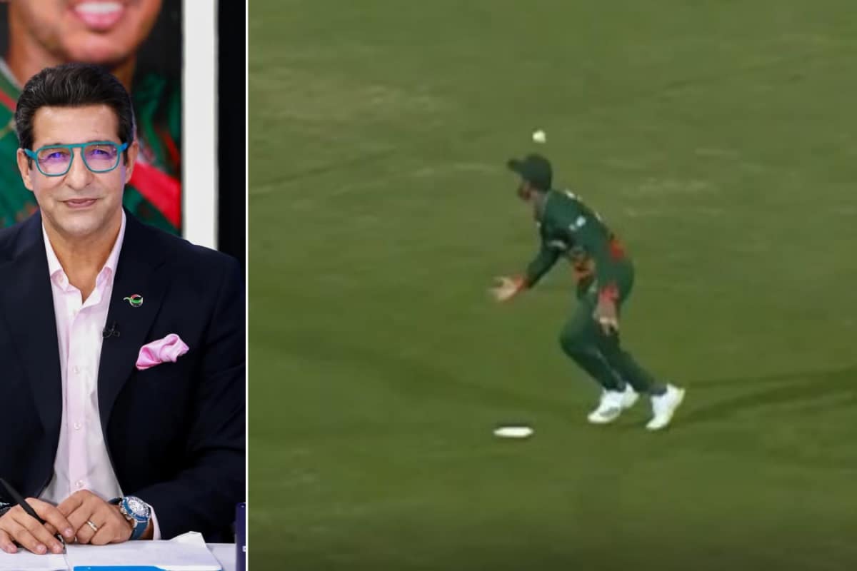 Wasim Akram was not happy with Mahmudullah (X and Screengrab)